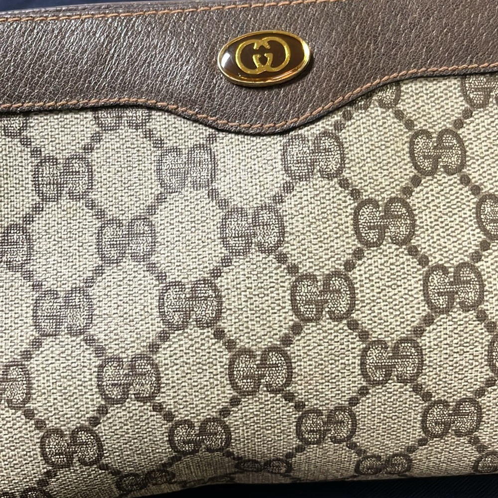 Gucci Monogram Brown Mini Clutch Bag 89-01-020 Accessory Collection - Picture 7 of 15